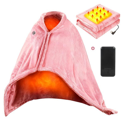 CozyHaven™ Heated Blanket Shawl