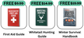 + FREE First Aid Guide, Whitetail Hunting Guide, Winter Survival Handbook